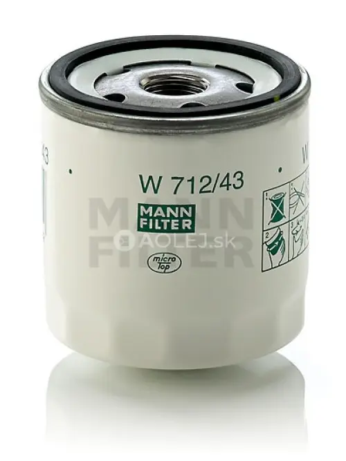Olejov&yacute; filter MANN FILTER W 712/43