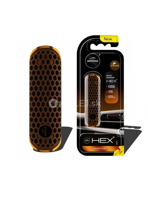 Osviežovač vzduchu AROMA CAR FANCY SHAPES POLYMER HEX Mukhalat