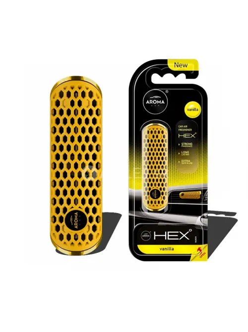 Osviežovač vzduchu AROMA CAR FANCY SHAPES POLYMER HEX Vanilla