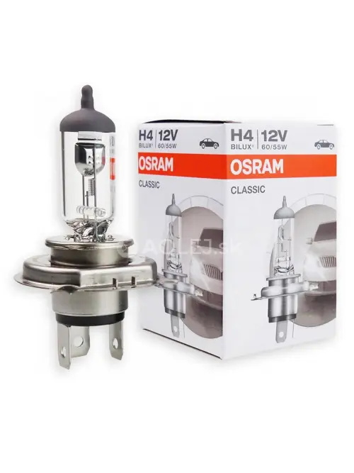 Halog&eacute;nov&aacute; žiarovka Osram Classic H4 12V 60/55 P43T