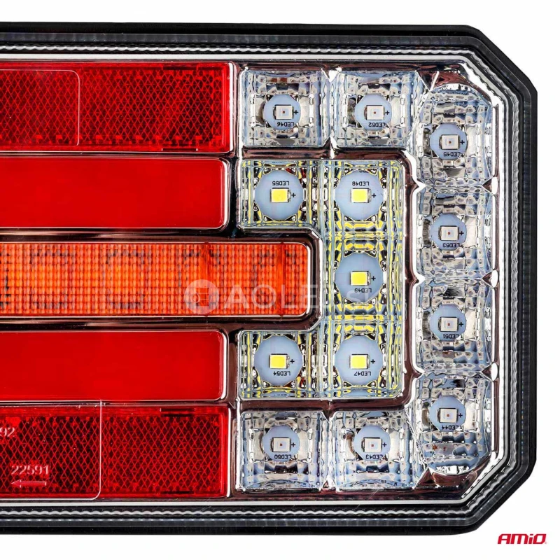 Svetlo zadné združené LED dynamické ĽAVÉ PRAVE- RCL-01-LR