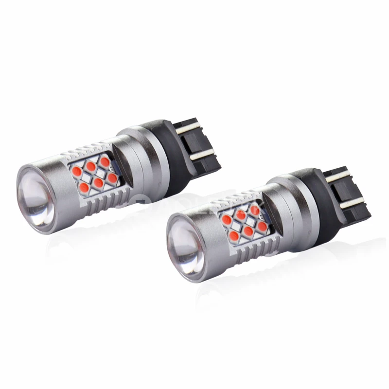 LED žiarovky CANBUS 24SMD 3030 1157 T20 7443 21/5W Červen&aacute; 12V/24V