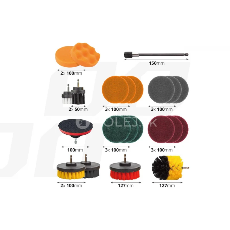 Sada čistiacich kief - 22ks