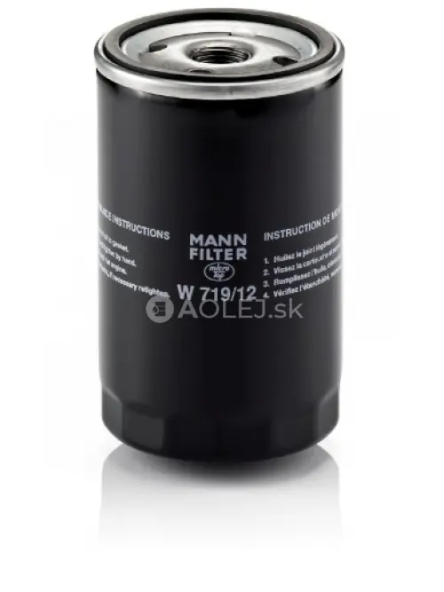 Olejov&yacute; filter MANN FILTER W 719/12