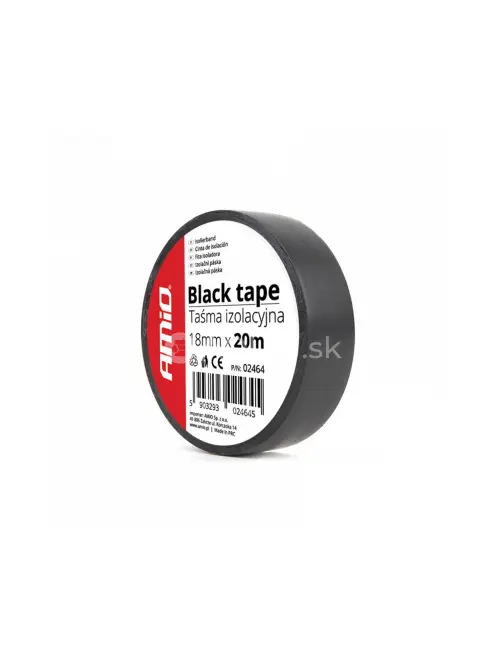 Izolačn&aacute; p&aacute;ska, čierna 18mm x 20m (1 ks)