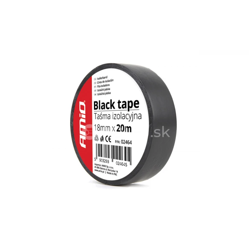 Izolačn&aacute; p&aacute;ska, čierna 18mm x 20m (1 ks)