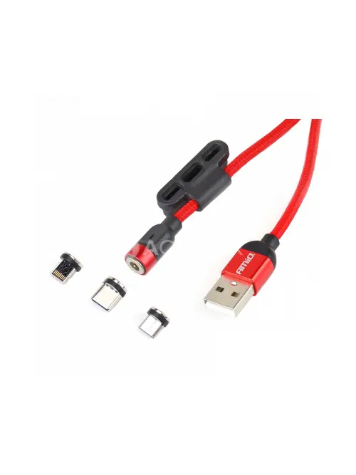 Multikábel USB Lightning/USB C/micro USB 1m UC-08