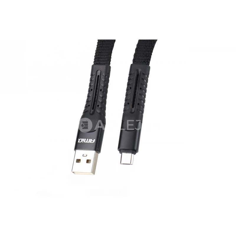 Pružinový kábel USB+microUSB 1.2m FullLINK UC-12