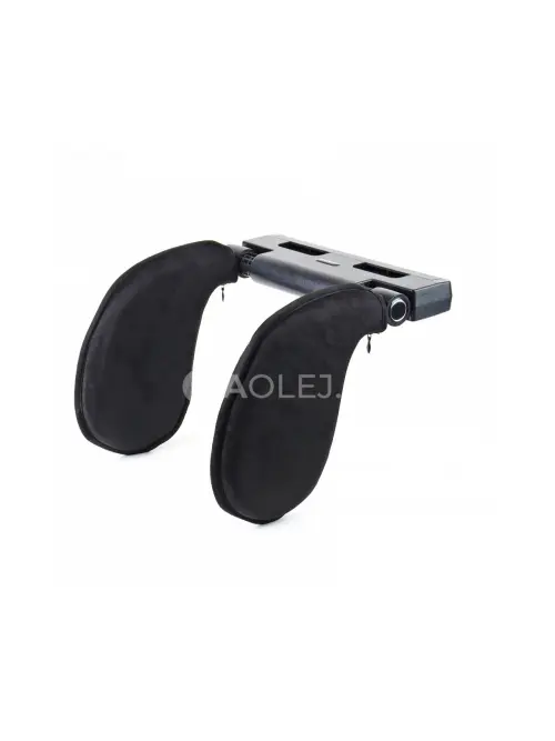 Sklopná opierka hlavy do auta, Poťah-čierny materiál