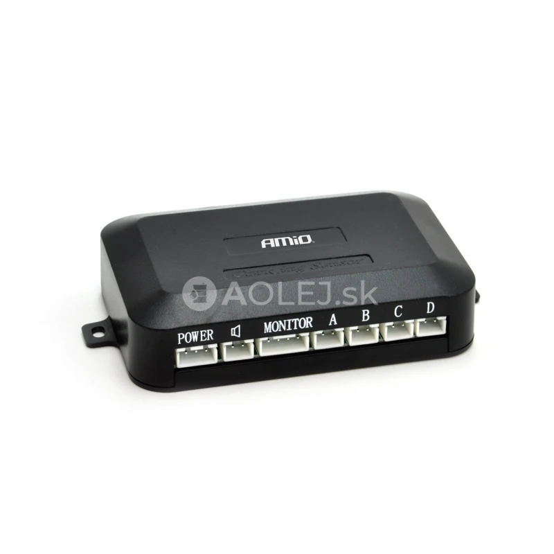 Parkovací asistent TFT02 4,3” s kamerou HD-501-IR 4-senzorové, čierne