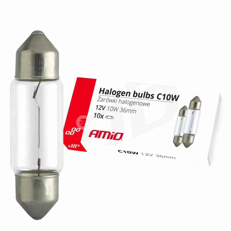 Halog&eacute;nov&eacute; žiarovky C10W Festoon 36mm 12V ks