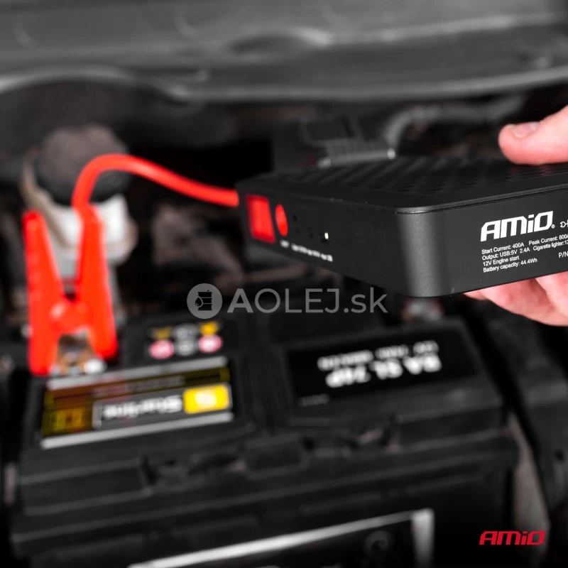 &Scaron;tartovacie zariadenie AMiO Powerbank 12V 4Ah 800A SJ02
