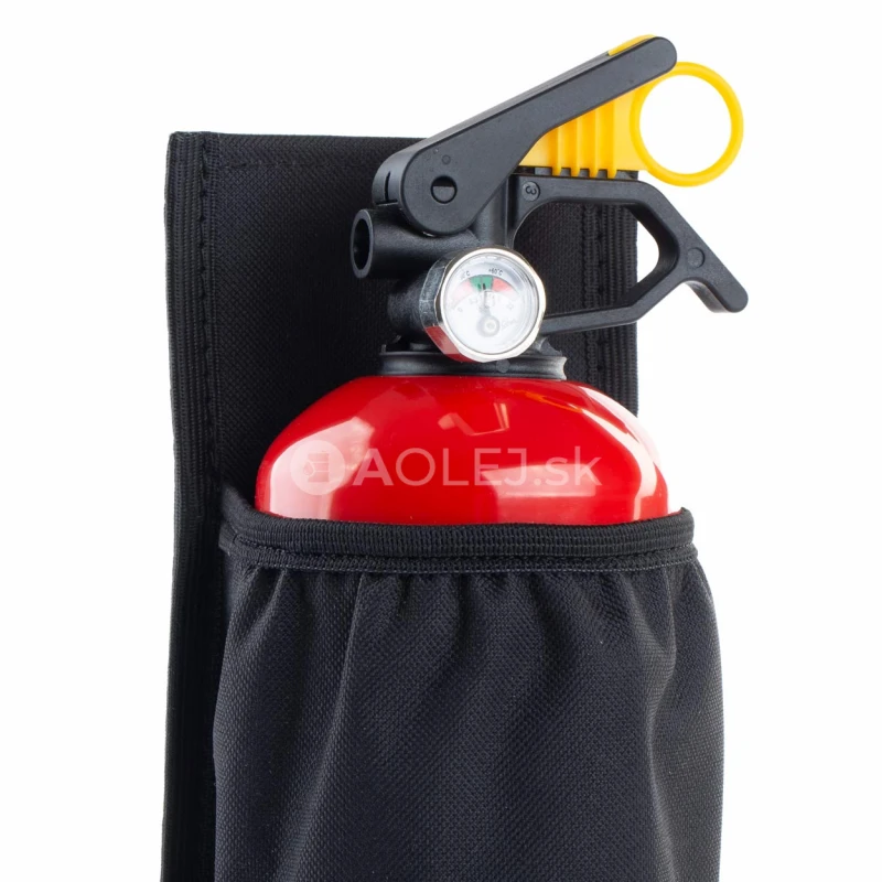 Držiak hasiaceho prístroja na suchý zips