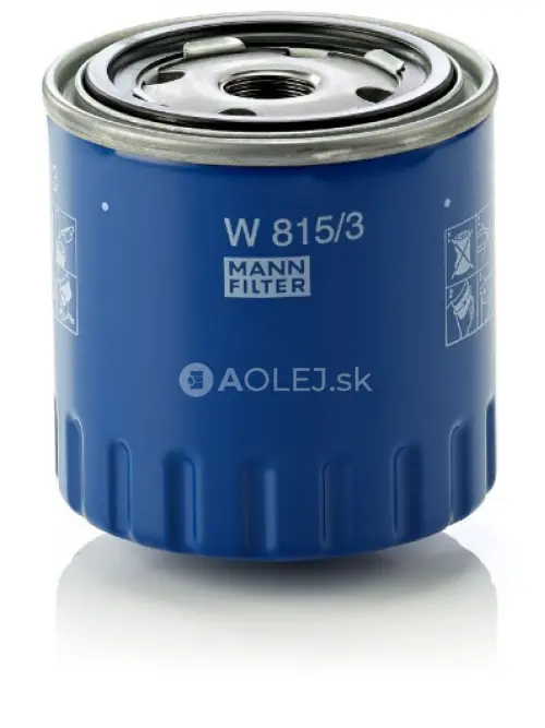 Olejov&yacute; filter MANN FILTER W 815/3