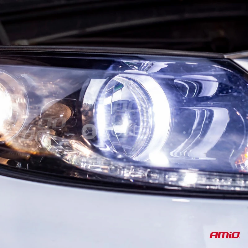 LED žiarovky hlavn&eacute;ho svietenia H4 COB 4Side AMiO