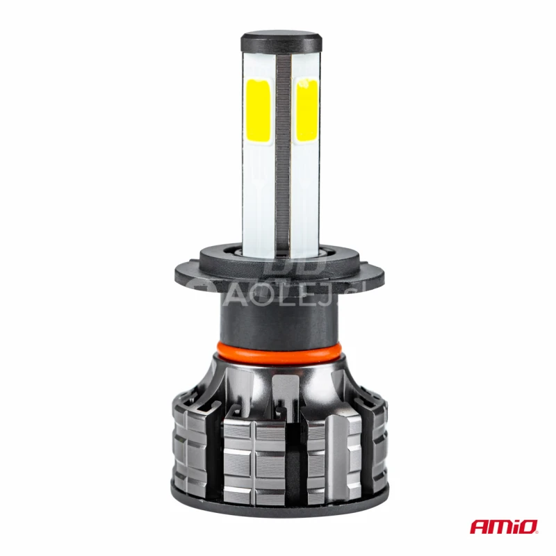 LED žiarovky hlavn&eacute;ho svietenia H7 COB 4Side AMiO