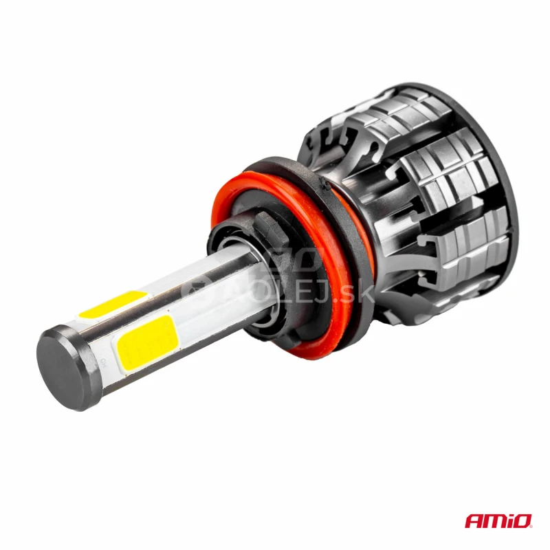 LED žiarovky hlavn&eacute;ho svietenia H8/H9/H11 COB 4Side AMiO