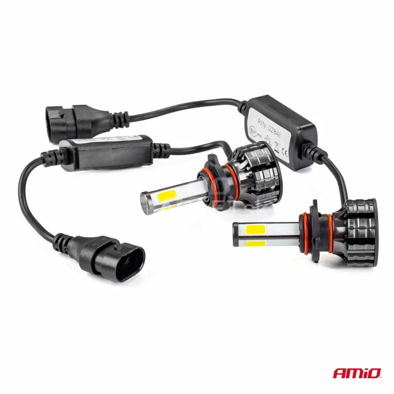 LED žiarovky hlavn&eacute;ho svietenia HB3 COB 4Side AMiO