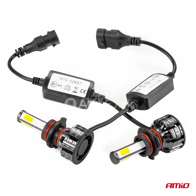 LED žiarovky hlavn&eacute;ho svietenia HB4 COB 4Side AMiO
