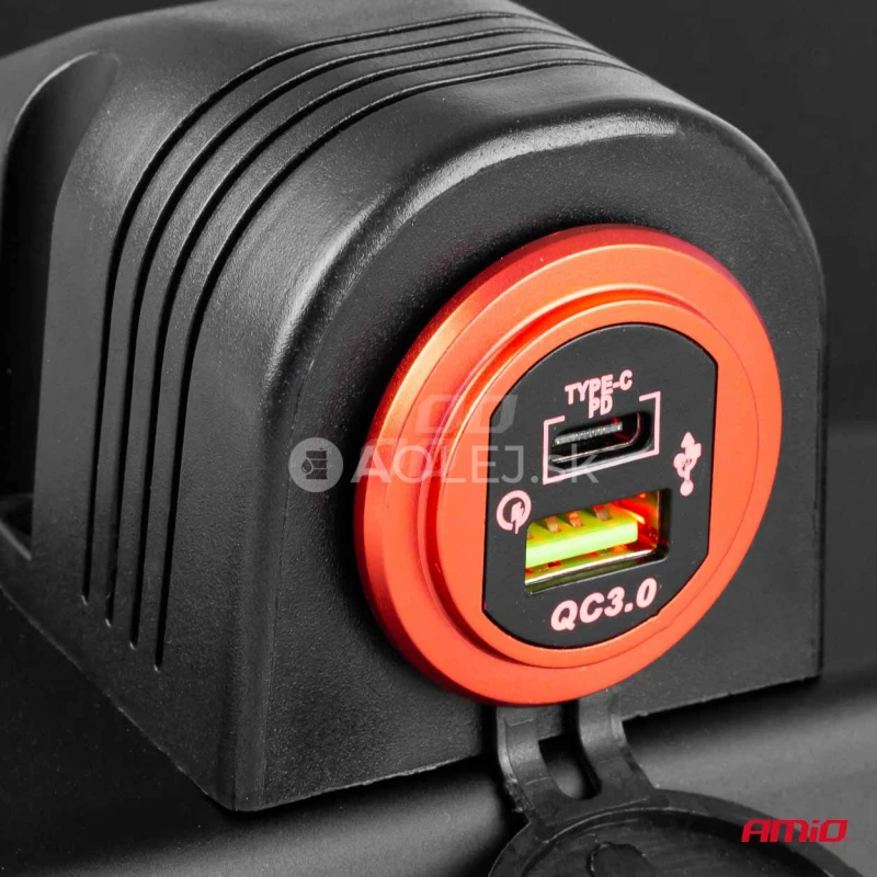Nabíjačka 2xUSB 12/24V MOD-03