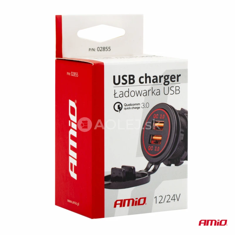 Nabíjačka 2xUSB 12/24V MOD-05