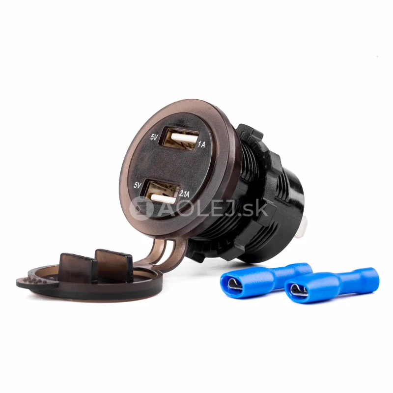 Nabíjačka 2xUSB 12/24V MOD-06