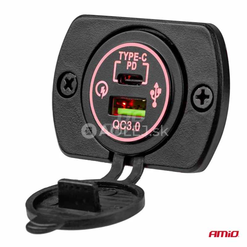 Nabíjačka 2xUSB 12/24V MOD-06