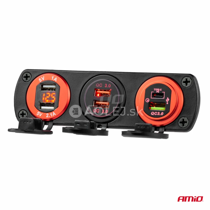 Nabíjačka 2xUSB 12/24V MOD-06