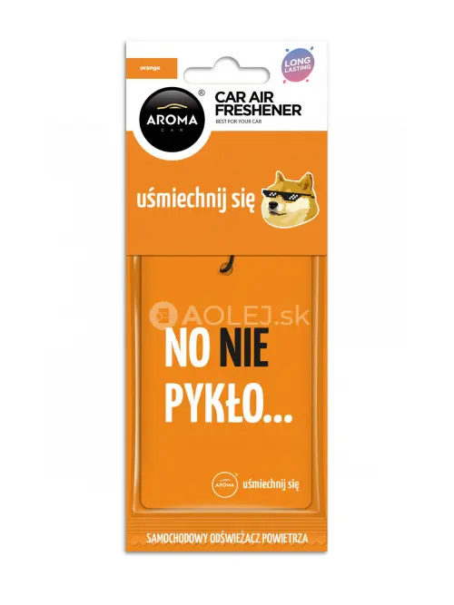 Osviežovač vzduchu AROMA CAR LETS SMILE Orange
