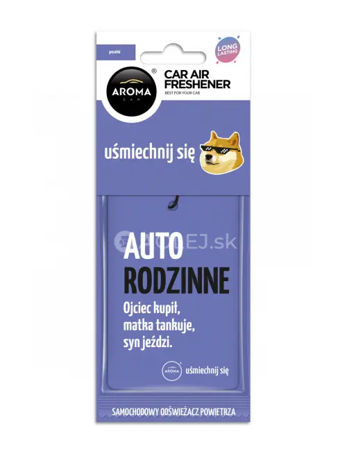 Osviežovač vzduchu AROMA CAR LETS SMILE Yoshi