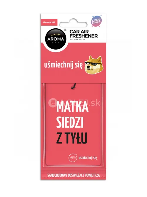 Osviežovač vzduchu AROMA CAR LETS SMILE Diamond Girl