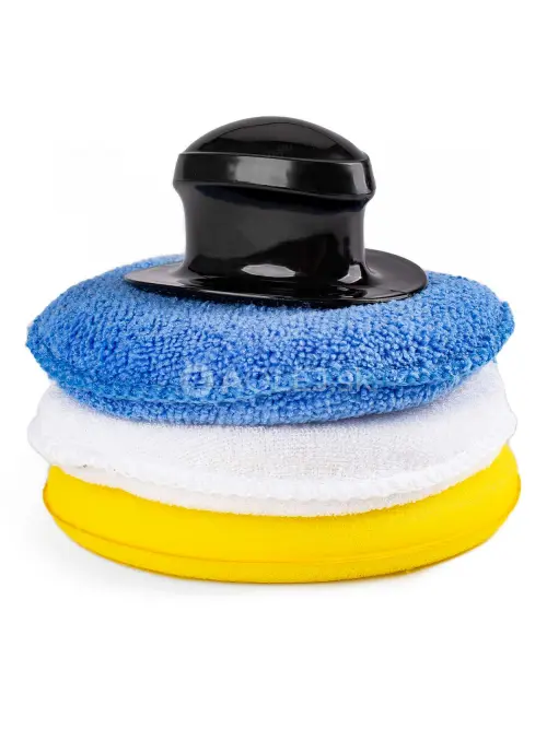 Sada okr&uacute;hlych le&scaron;tidiel 3x125 mm