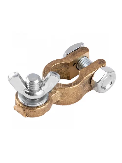 Mosadzná svorka batériová 600AMP (-)