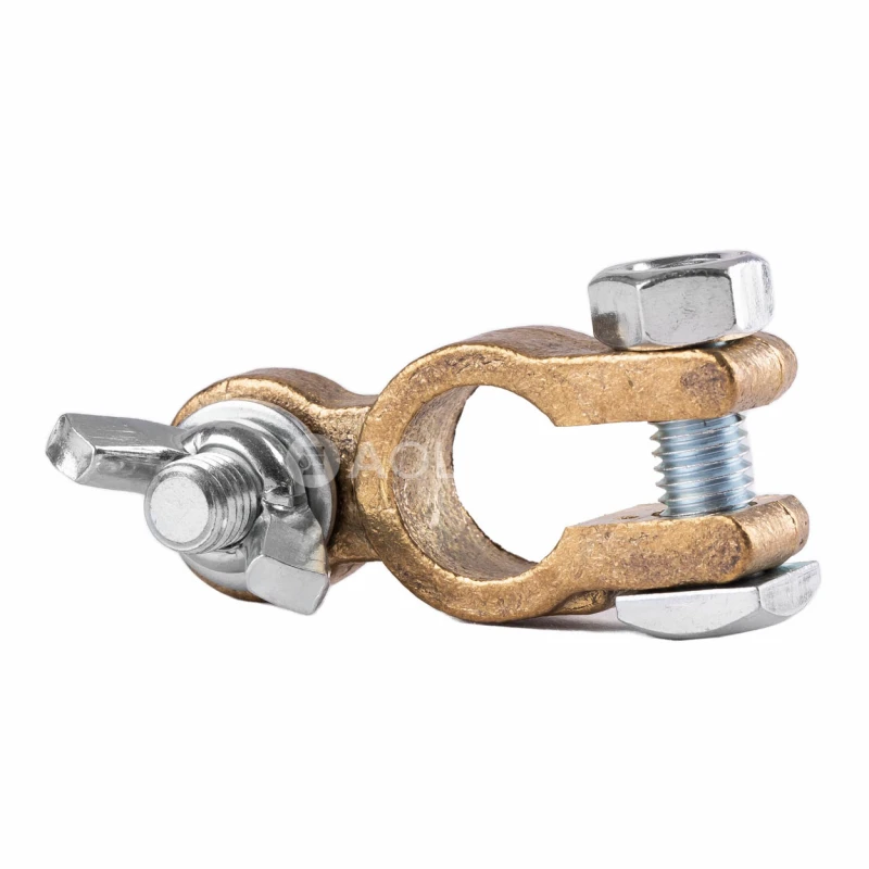 Mosadzná svorka batériová 600AMP (-)