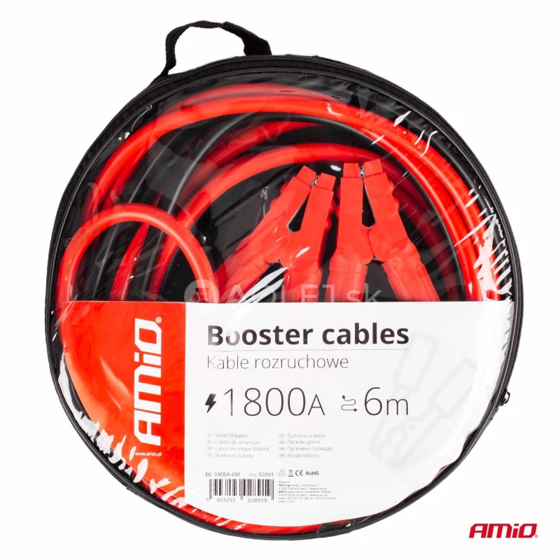 Štartovacie káble 1800A - 6m