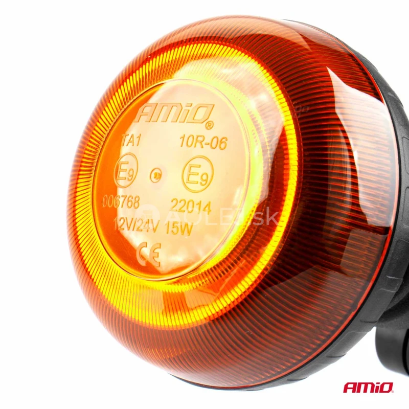 Výstražný maják W21p na tyč R65 R10 18LED 12/24V IP56