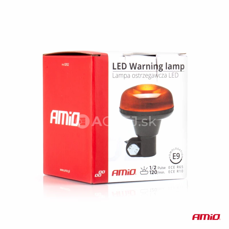 Výstražný maják W21p na tyč R65 R10 18LED 12/24V IP56