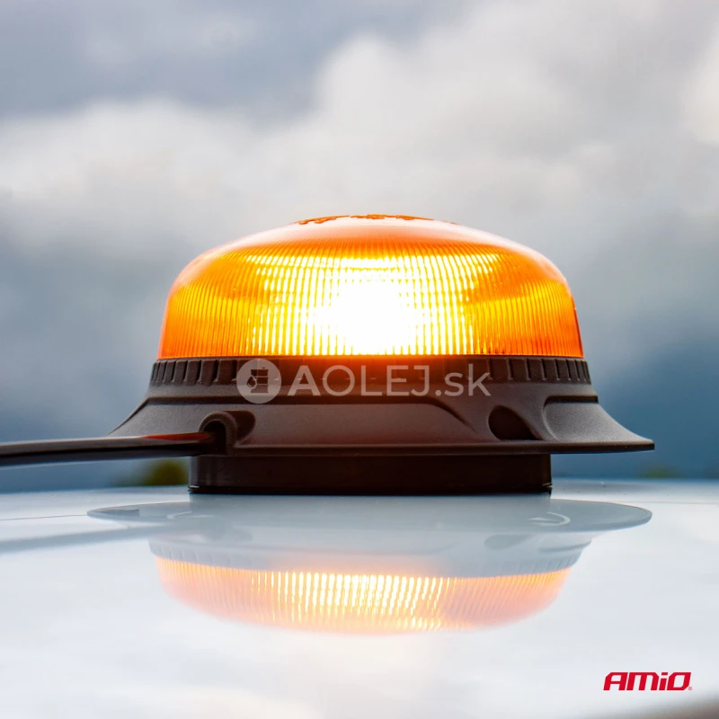 Výstražný maják W213bl 3 skrutky R65 R10 18LED 12/24V IP56