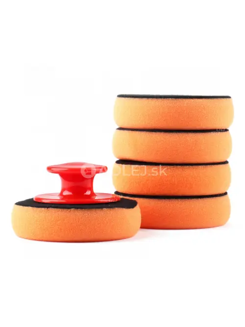 Sada hubiek na voskovanie auta s r&uacute;čkou 10cm, 5ks