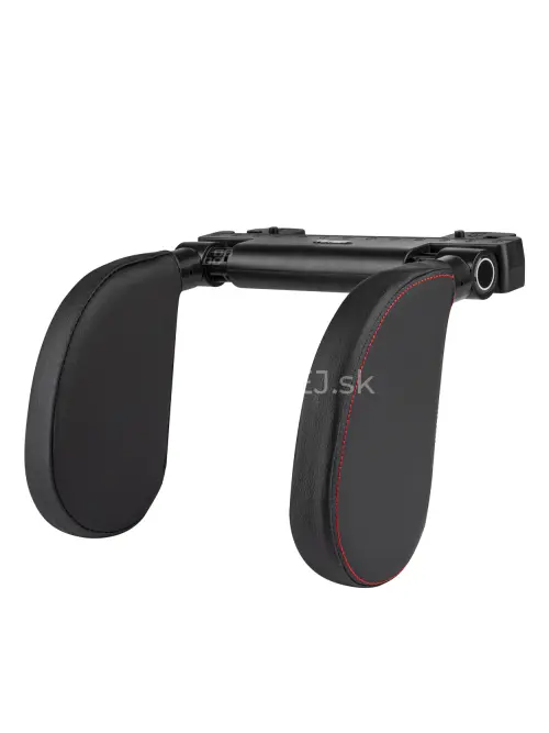 Sklopná opierka hlavy do auta, Poťah-čierny materiál