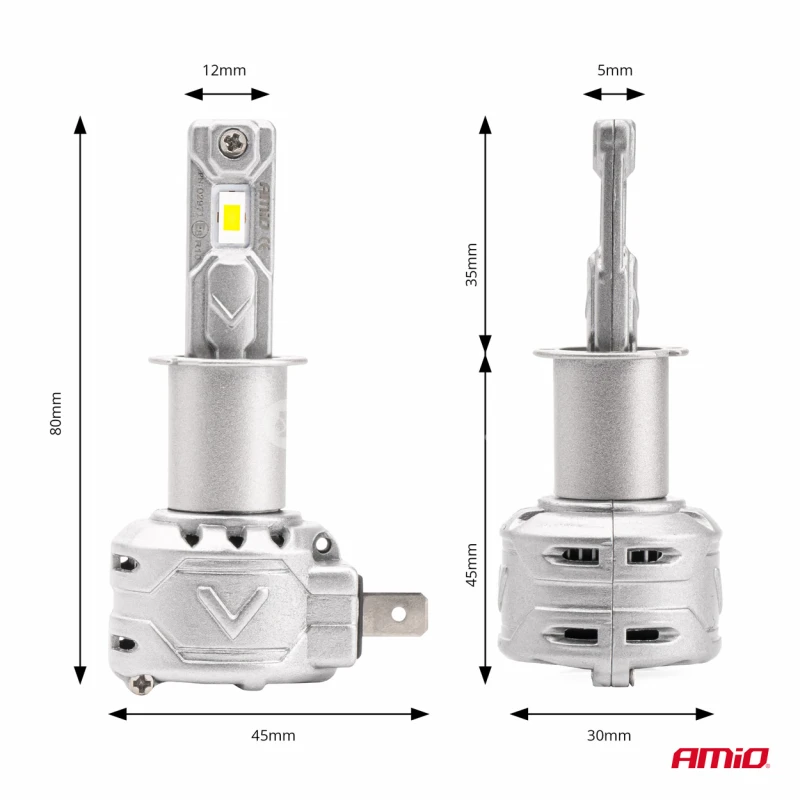 LED žiarovky hlavn&eacute;ho svietenia H3 X2 Series AMiO