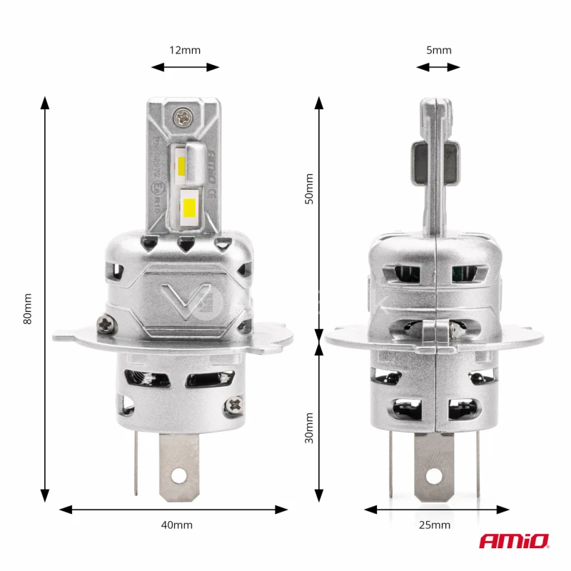 LED žiarovky hlavn&eacute;ho svietenia H4 X2 Series AMiO