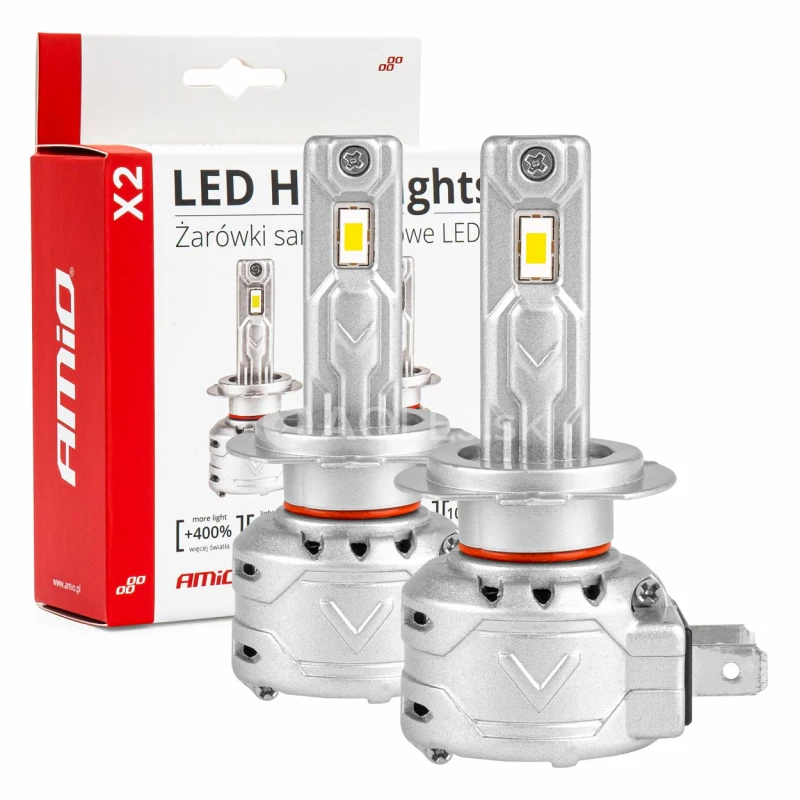 LED žiarovky hlavn&eacute;ho svietenia H7/H18 X2 Series AMiO
