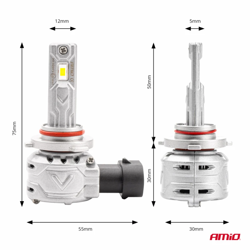 LED žiarovky hlavn&eacute;ho svietenia HB4 9006 X2 Series AMiO