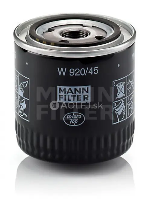Olejov&yacute; filter MANN FILTER W 920/45