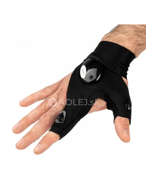 Rukavice s LED baterkou