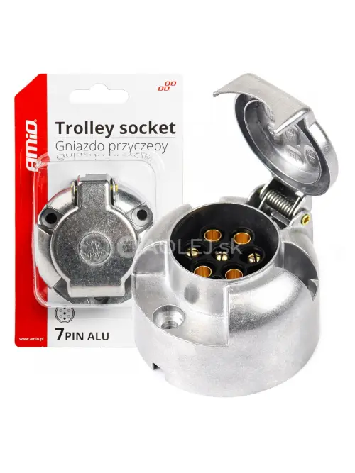 Zásuvka ťažného zariadenia 7PIN ALU