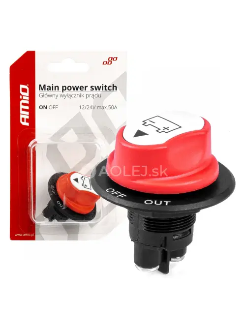 Hlavn&yacute; vyp&iacute;nač autobat&eacute;rie 12/24 max.50A-03025