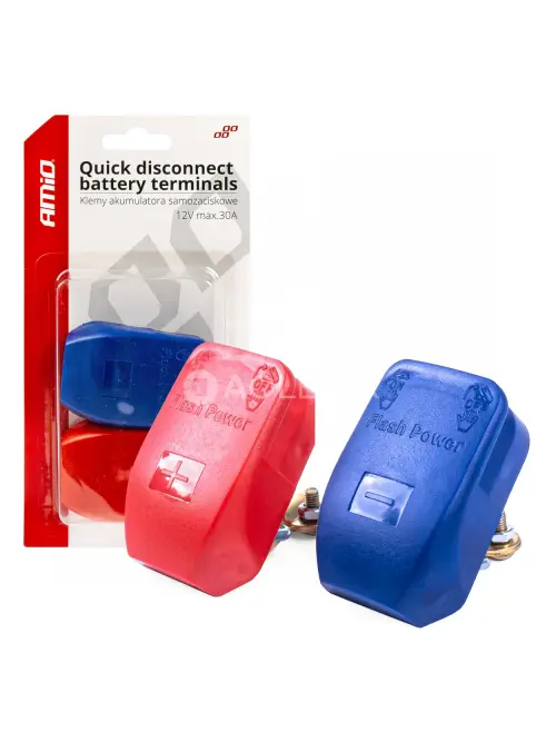 Izolovan&eacute; r&yacute;chloodpojovacie svorky, odpojovač bat&eacute;rie Hebel AMiO - 03020