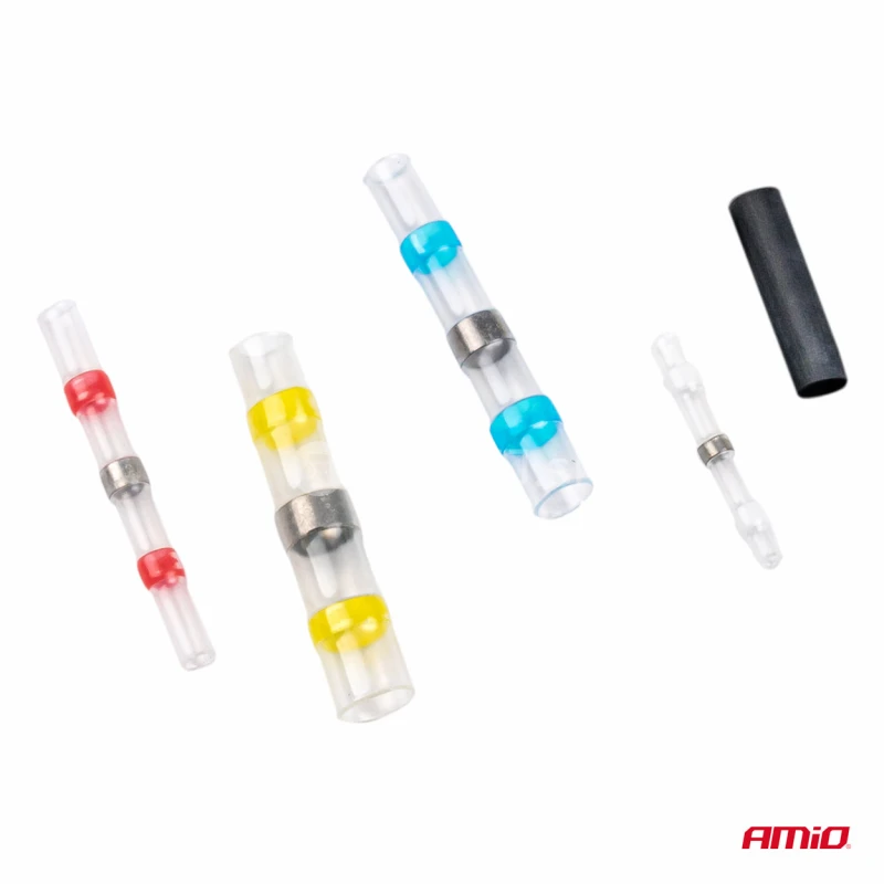 Teplom zmrštiteľné izolátory a konektory